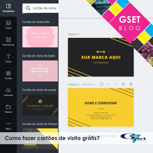 Como Fazer um Cartão de Visitas Grátis? Veja Aqui!