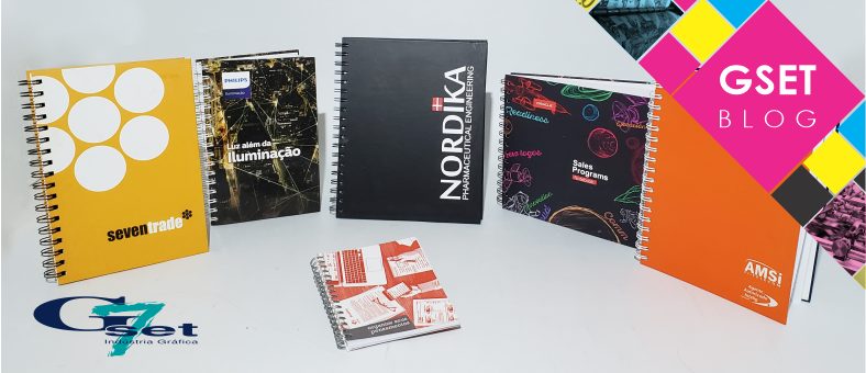 Caderno de anotações personalizado