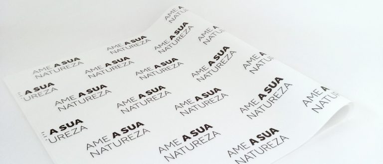 Papel seda con logo personalizado