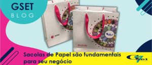 Sacola de papel personalizada