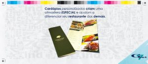 Cardápios Personalizados renovam o seu Restaurante