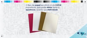 Por que o tipo do papel pode influenciar o resultado do material gráfico?