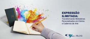  Expressão ilimitada: transformando moleskines personalizados em diários e cadernos de arte